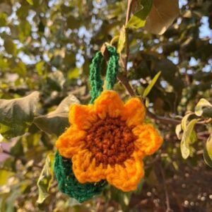 Sunflower Keychain
